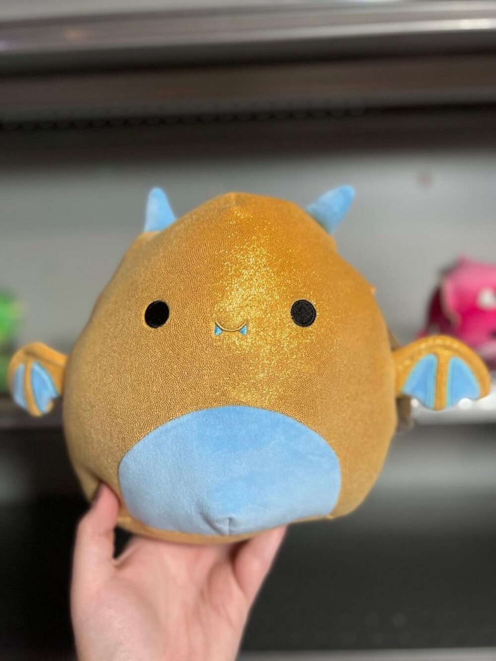 NWT Golden Dragon Bat Squishmallow 8in Adopt Me